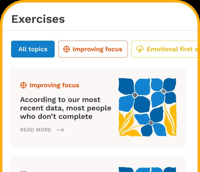 Explore Customized Materials & Exercises